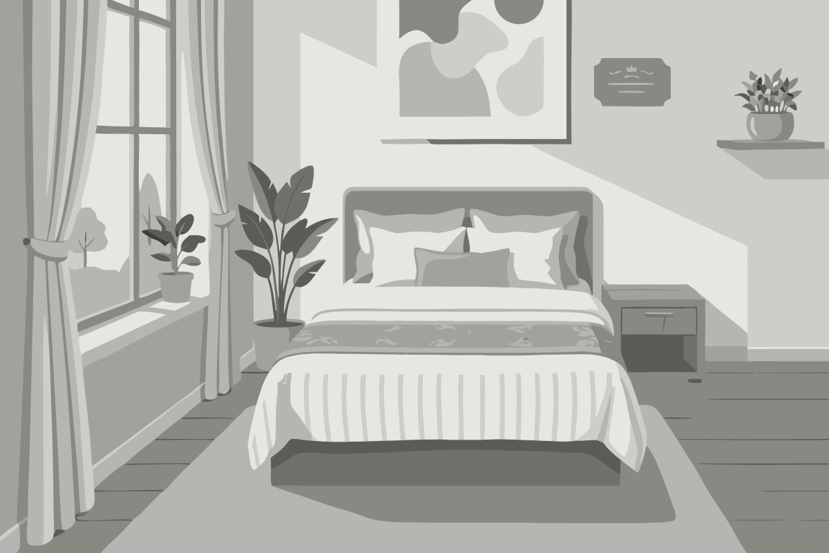 Quarto Econômico com Cama de Casal ou 2 de Solteiro